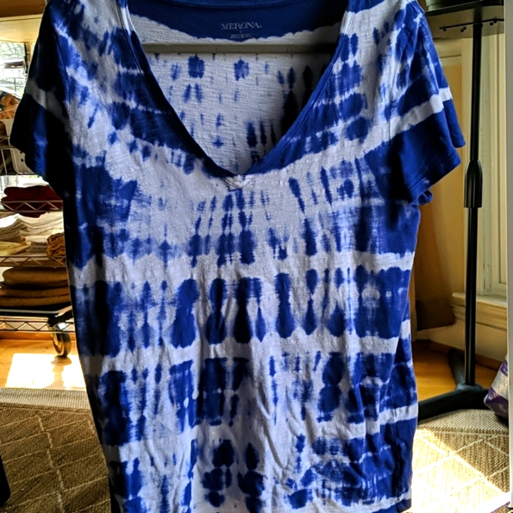 Merona tye dye tee large